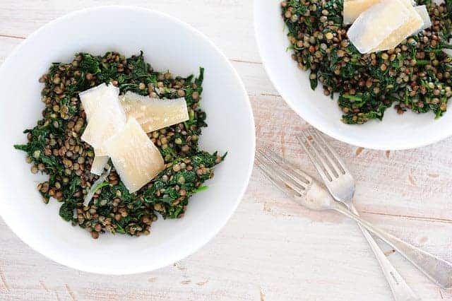 Salat mit Linsen