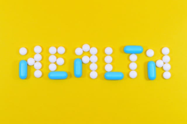 Gesundes Schreiben aus Tabletten und Kapseln